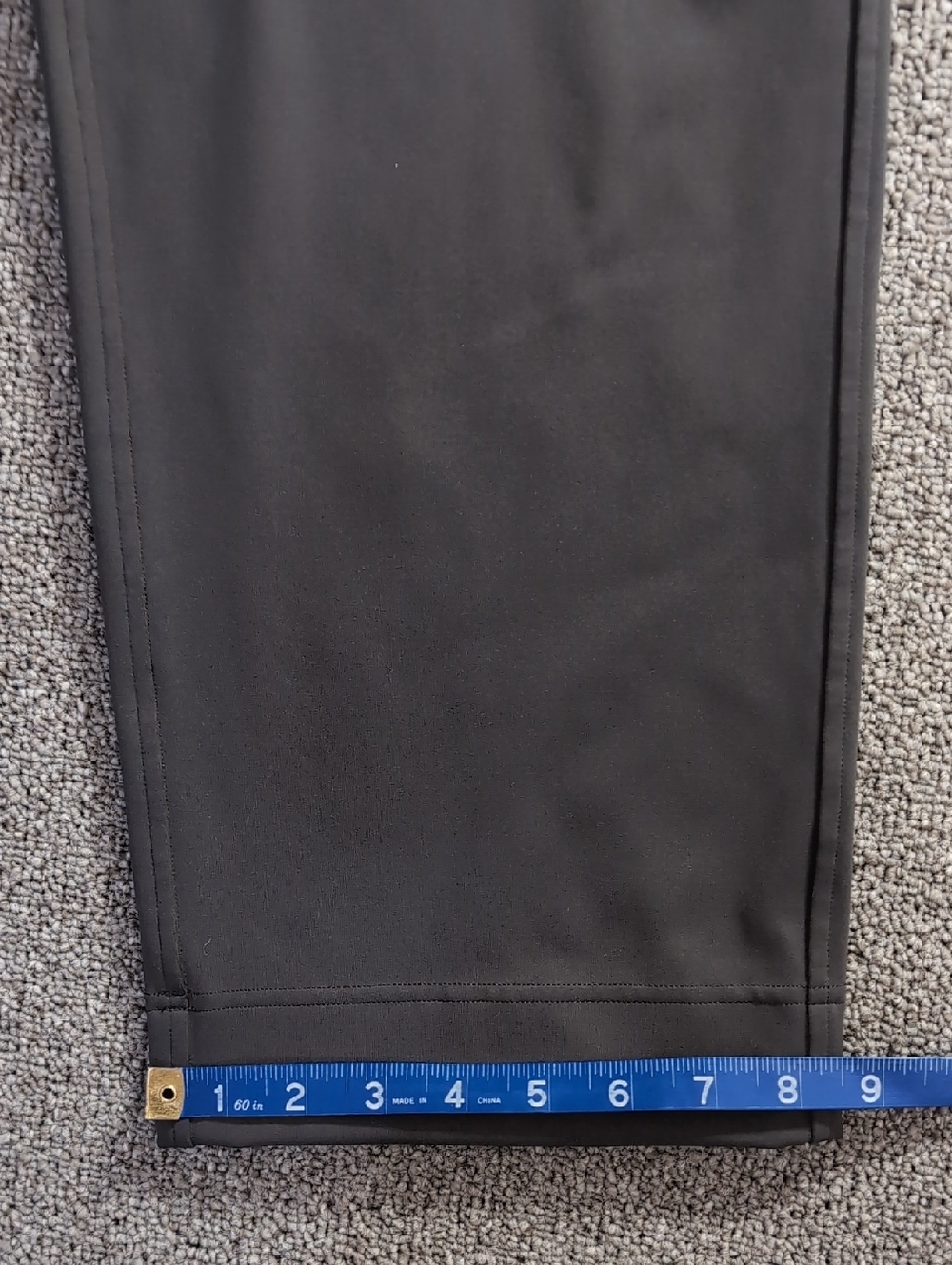 Lululemon Straight-Leg Mid-Rise Pant Luxtreme Graphite Grey Size Small x 31" - Picture 13 of 13